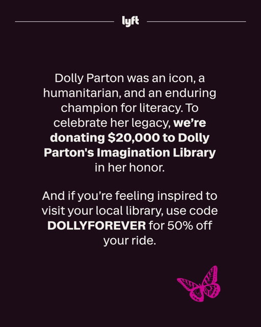 🦋🎸💖

@dollyparton @imaginationlibrary 

(Code supplies are limited. Up to $10 discount total. Valid through August 28.)