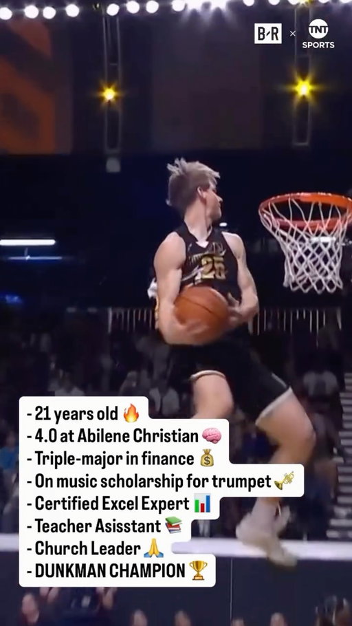 Cam Hazzard put on a SHOW to win the Dunkman World Championship 🤯🏆

His resume is INSANE 🔥 @hazzardous.dunks 

DUNKMAN WORLD CHAMPIONSHIP 🔥📺 TONIGHT ON TNT & HBO MAX