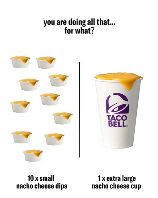 now u can do this the easy way or the 10 containers way. dealer's choice.