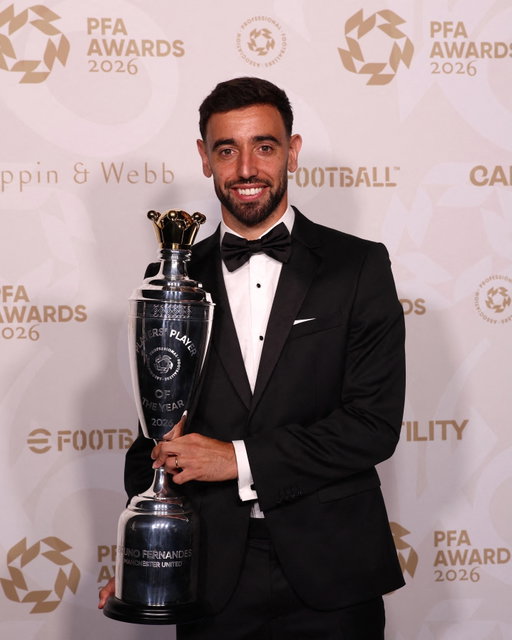 Premier League Player of the Season.
Man Utd Player of the Season.
FWA Footballer of the Year.
PFA Players’ Player of the Year. 

The 2025-26 season belongs to Bruno Fernandes.