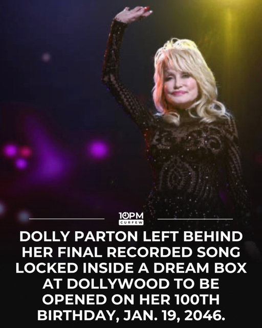 Dolly Parton left the world one final musical surprise. ❤️🎶

Hidden inside a locked wooden “Dream Box” at Dollywood’s DreamMore Resort is an unreleased song called “My Place in History.” Dolly recorded the song years ago with the intention of having it remain unheard for decades. 

The box is set to stay locked until January 19, 2046, what would have been Dolly’s 100th birthday.

And apparently, waiting wasn’t easy for Dolly either. She once admitted she wanted to dig the box up herself because she thought the song was so good. 🥹

Now fans have nearly 20 years to wait before hearing one last piece of music from a legend.

Source: Dollywood / WSB-TV / Business Insider
