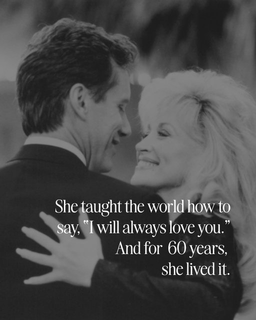 Today, we remember Dolly Parton, not just by having her music on repeat in the office 🥺

“Like all great love stories, they never end. They live on in memory and song. He will always be the star of my life story.”

Two stars, together once again. 🤍