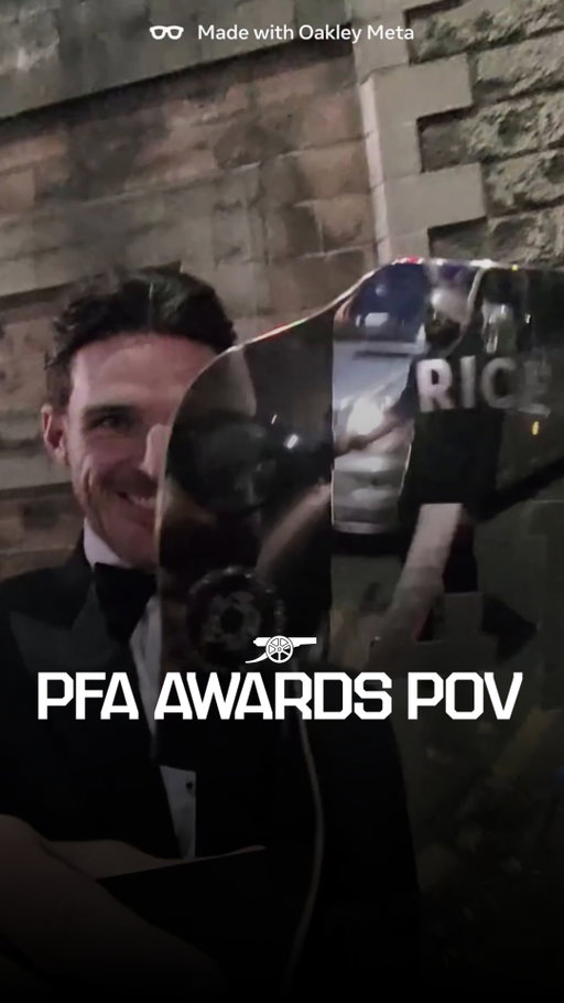 FrimPOV at the PFA Awards 🙌⁣
⁣
🕶️ Shot on Oakley Meta
