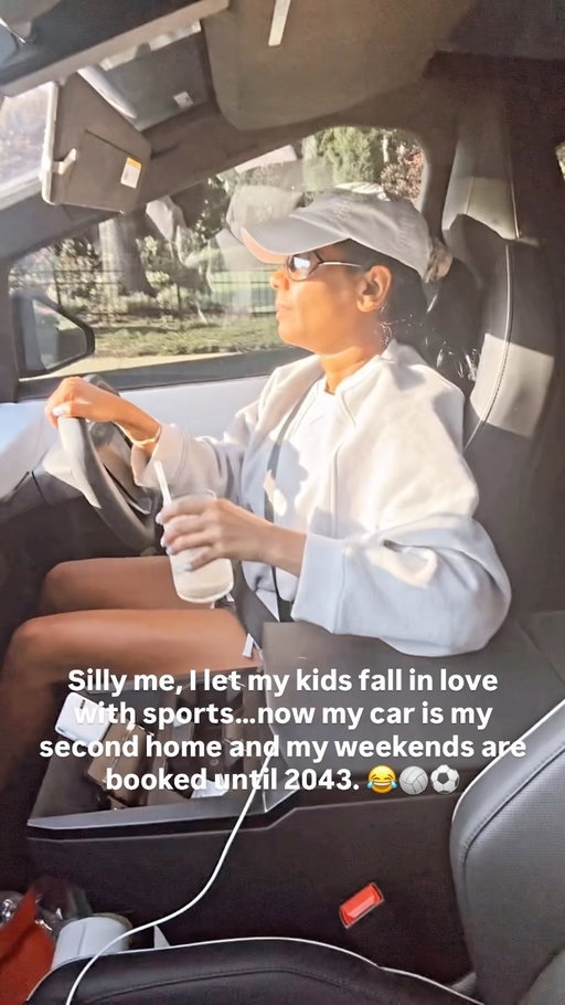 Wouldn’t trade it for the world… but I WOULD like my weekends back. 😂🏐⚽️🚗 #SportsMomLife 
.
#anilasajja #contentcreator #southasianinfluencer #atlantainfluencer