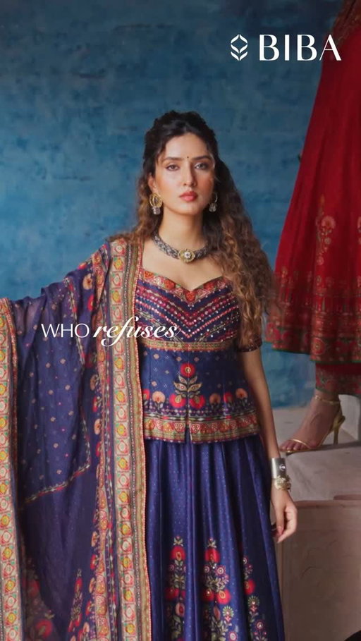 The world calls it maximalism. We’ve always called it dressing Indian.
Prints that speak. Colours with character. Details that refuse to become footnotes.
From the richness of Indian craft to unexpected combinations made for today, the BIBA Festive Collection brings a contemporary expression to a tradition that has never believed in holding back.

And the BIBA woman wears it her way. With confidence. With intent. With more of herself in every choice.
Because more isn’t about being louder. It’s about having more to say. 
And that’s what makes her Too BIBA To Blend In.

#TooBIBAToBlendIn #BIBA #AW26 #IndianFashion #Maximalism