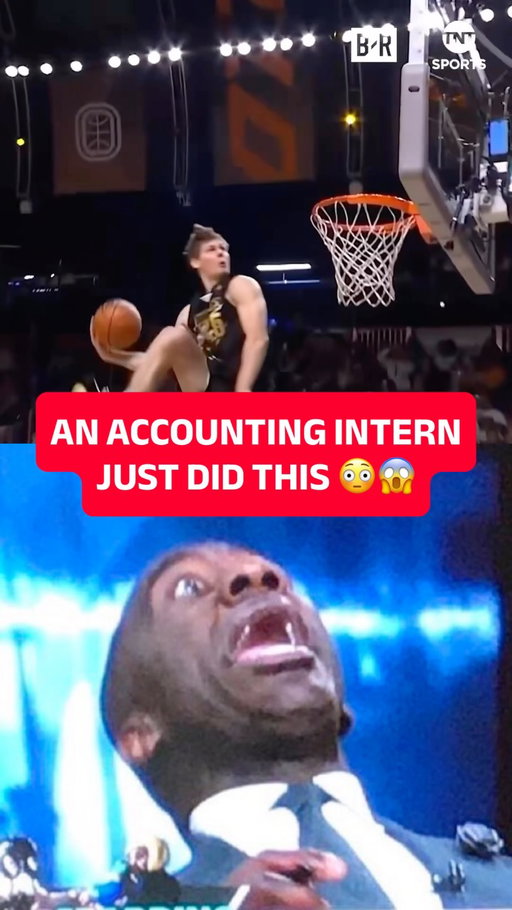 Cam Hazzard, an accounting intern who is a student at Abilene Christian, won the inaugural @dunkmanofficial World Championship 🤯🏆

#NBA | #College | #Basketball | #Sports | #Highlights
