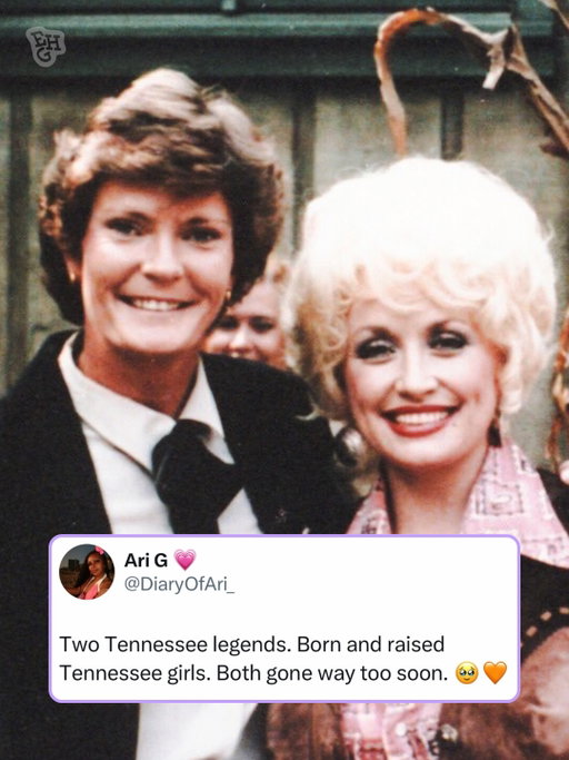 Rest in peace to two Tennessee legends 🕊️💜 (h/t diaryofari_/X)

#dollyparton #patsummitt #tennessee