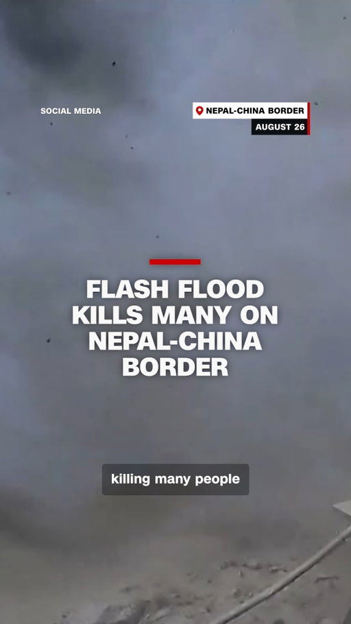 A massive flash flood swept away villages near the Nepal-China border on Wednesday, killing many and prompting a helicopter rescue operation, while Tibet reported major casualties from a related mudslide.

Follow the latest updates at CNN's link in bio.