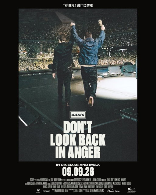Tickets are now on sale for Oasis: Don’t Look Back In Anger everywhere tickets are sold. See the landmark documentary film in cinemas and IMAX® this September.