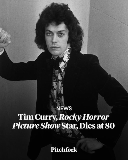 Tim Curry, the actor who famously played Dr. Frank-N-Furter in The Rocky Horror Picture Show among dozens of other notable roles, has died. Read more at the link in bio.

📷 Tim Curry, 1974, Getty Images