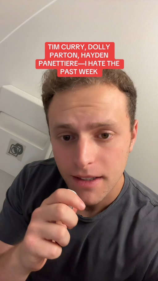 Tim Curry. Dolly Parton. Hayden Panettiere.

Fuck the past week.