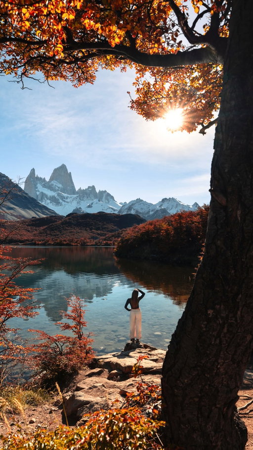 Autumn in Patagonia is absolutely UNREAL 😭💘🇦🇷 

📍El Chaltén, Patagonia, Argentina 

.
.
.
#patagonia #elchalten #argentina #autumn #fallinpatagonia