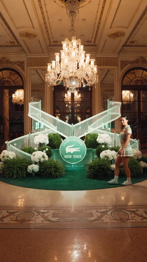 New York, we’re here. Alongside Eva Lys, discover Club Lacoste at @theplazahotel, where the spirit of the game meets effortless elegance. A new court. A new atmosphere. The same passion for tennis.
