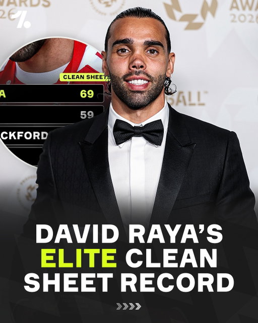 David Raya has been on another level since making his Premier League debut back in 2021, and it all paid off last season, an EPL winners medal, a UCL final, a World Cup triumph and now the PFA's Goalkeeper of the Year award for 2025/26 😮‍💨🔝🏆