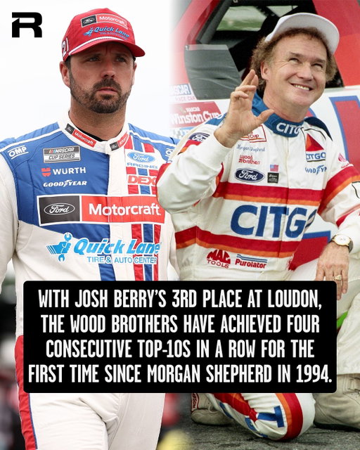 Josh Berry is on a historic run for The Wood Brothers we haven’t seen in decades. 

Can he keep it going as the Cup Series rolls into Daytona? Can he match Shepherd’s streak of 5-in-a-row from ‘94?