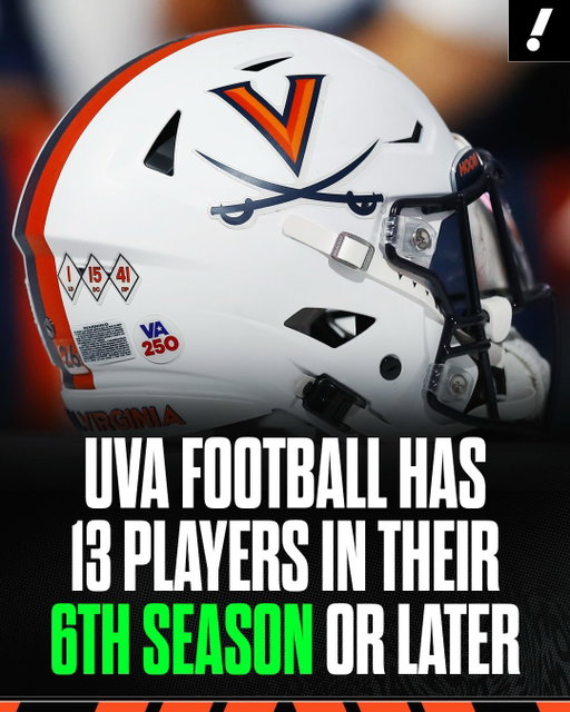Safe to say Virginia has an experienced roster this season 🤯