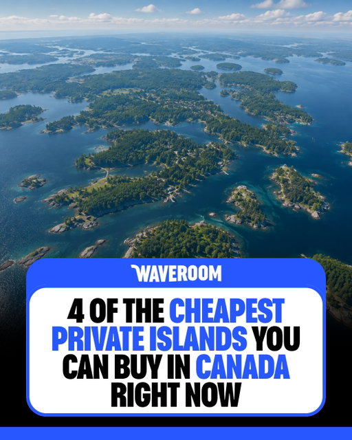 Follow @waveroom.toronto for more Toronto content! 

THE LAST ONE WILL SHOCK YOU… Owning your own private island might be cheaper than you think 👀🏝️

Several islands across Canada have been listed for less than the price of an average home, with options shown here starting around $114,900 and stretching from Ontario to B.C. and Nova Scotia.

📸: Private Islands Onlines 

DM us your videos/photos to be featured on the page!