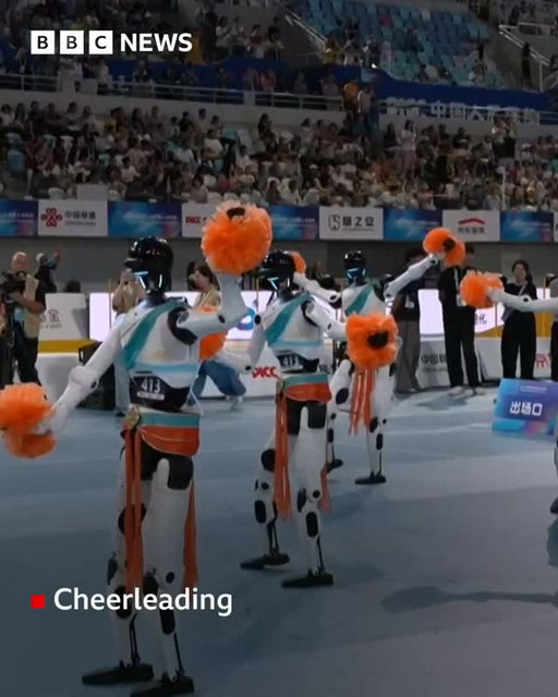 The second edition of the World Humanoid Robot Games is under way in China. 🤖

The competition, which kicked off on Saturday, will run for five days and has already included a robot running faster than Usain Bolt's 100m sprint world record.

Robots have also been competing in events including boxing, high jump, Tai Chi and table tennis.

Tap the link in @BBCNews's bio to read more about the humanoids.

(📸 Reuters, AP, CCTV)

#WorldRobotGames #China #BBCNews