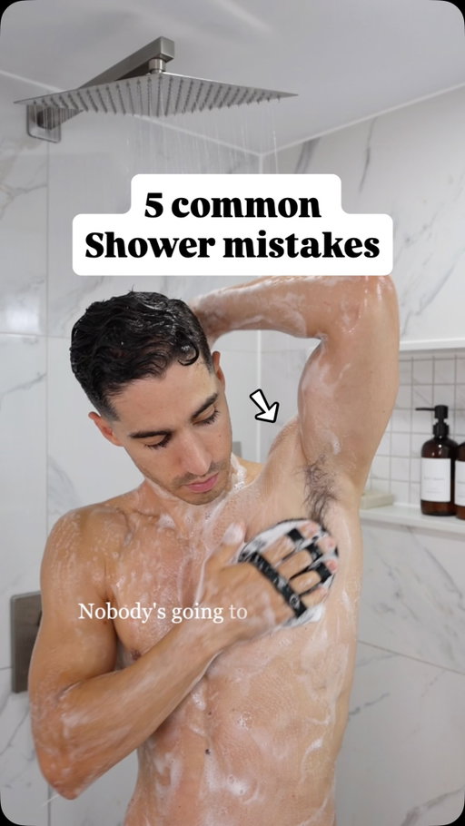 You’re not clean. You’re just wet. 🚿 5 shower mistakes almost every guy is making