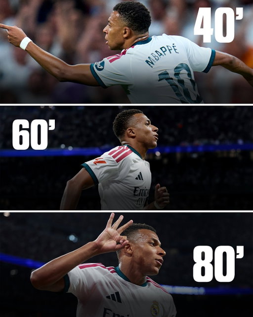 UM GOL A CADA 20 MINUTOS 👌🌟 Simplesmente Kylian Mbappé marcando um hat-trick pro Real Madrid contra a Real Sociedad!

#FutebolNaESPN