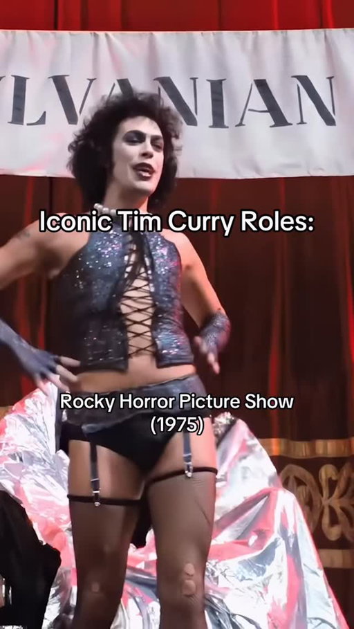 With the recent passing of Tim Curry, we take a look back at five of his most iconic roles. His work has impacted the world and will last for generations. #timcurry #rockyhorrorpictureshow #it #clue #movies