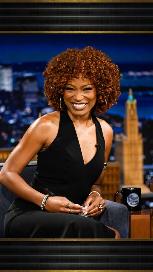 @keke’s son Leo crashed her @archdigest tour in the cutest way 😭 #FallonTonight