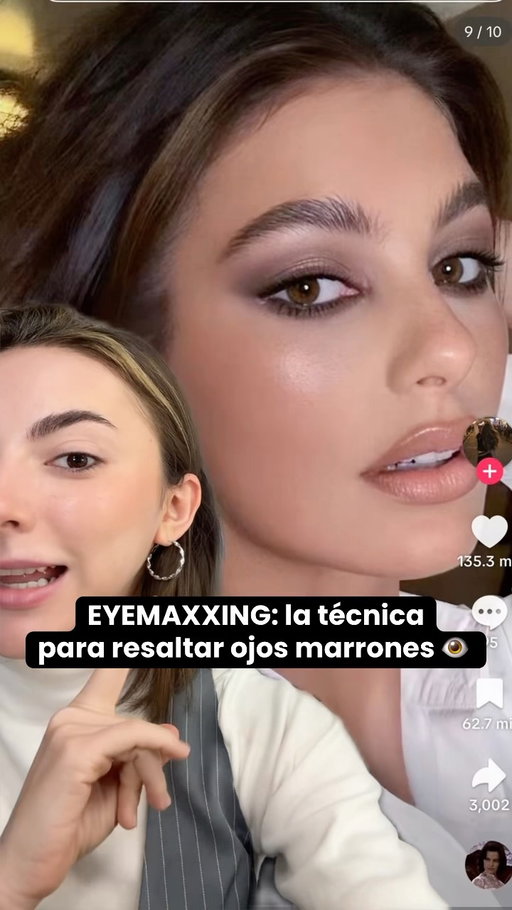 Probando la nueva técnica “Eyemaxxing” para ojos marrones 🤎 con @maybelline #MaybellineArg #MakeUp #AD #MainCharacterEyes