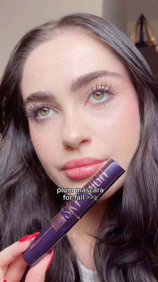 plum mascara for fall 💜🍂✨