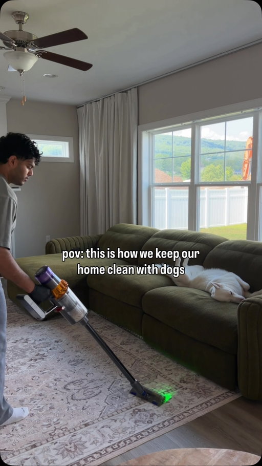What are your best tips? How we keep our home clean & fresh with dogs 😌🧼 #cleantok #cleanwithme #cleaningtiktok #cleaningtips #petowner @roborock @zepusa @dysonusa
