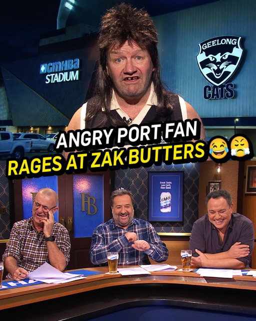 @lawrencemooney’s @pafc mate Gavin Muntberry is distraught at the prospect of losing Zak Butters 😂🫣

#TheFrontBar | Wednesday | 8.30pm AEST 📺