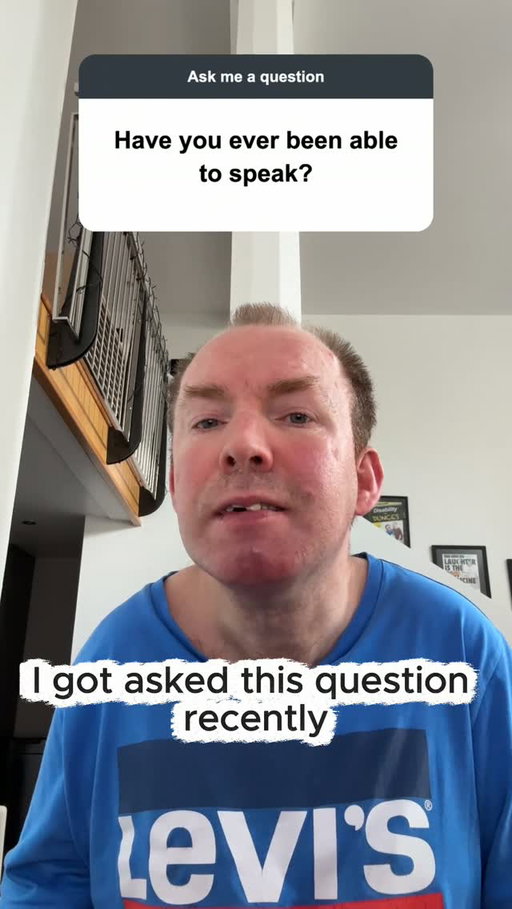 I've been asked this question hundreds of times...

"Have you ever been able to speak?"

Here's the answer, along with the story of how my voice ended up with a Geordie accent.

Leave your questions below and I'll answer another one soon. 👇

#AAC #DisabilityComedy #BritishComedy #Accessibility #AskMeAnything