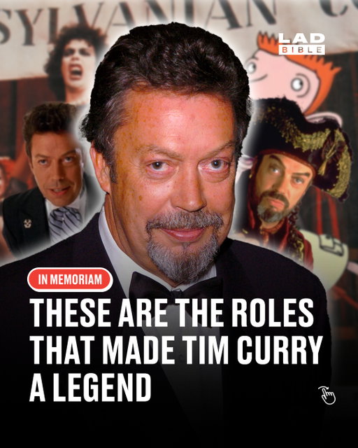 These are the roles that made Tim Curry a legend ❤️⁠
⁠
Across a career spanning more than five decades, the British actor became known for an incredible range of performances across film, TV, theatre and voice acting.⁠
⁠
From the flamboyant Dr Frank-N-Furter in The Rocky Horror Picture Show to his terrifying portrayal of Pennywise in the 1990 adaptation of Stephen King's It, Curry had a talent for creating characters audiences wouldn't forget.⁠
⁠
He also played the suspicious Plaza Hotel concierge Mr Hector in Home Alone 2: Lost in New York, took on Long John Silver in Muppet Treasure Island, and later became the unmistakable voice of Nigel Thornberry in The Wild Thornberrys.⁠
⁠
Five completely different characters, all made iconic by one unmistakable performer. 🙌⁠
⁠
#timcurry #movies #ladbible