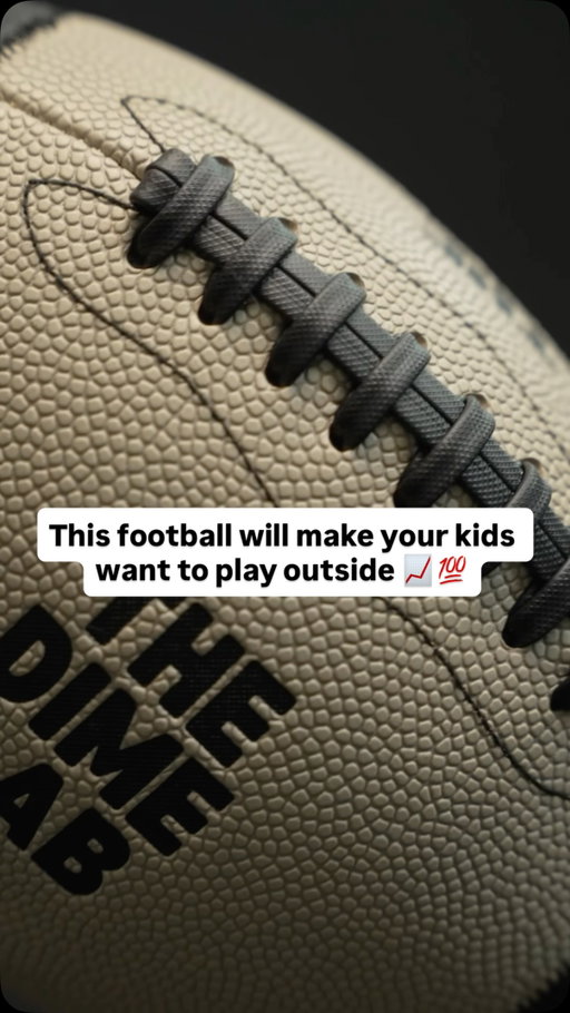 The first reaction to the grippy-ness of these footballs says it all! Your kids will LOVE it. ❤️📈