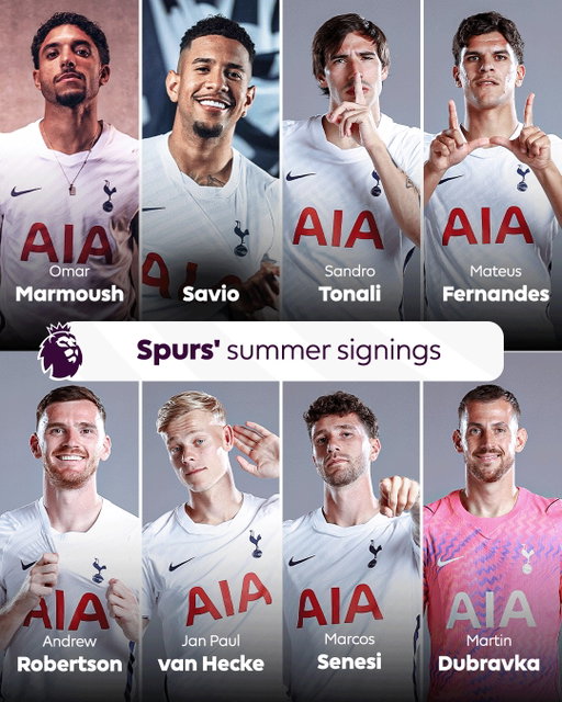 It's been a busy transfer window for @spursofficial ⚪️

Omar Marmoush is the latest addition ✍️