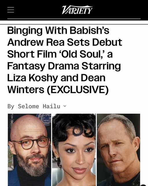 Holy. Cats. When I first dreamt up this story 14 years ago, if you had told me that one day I’d actually direct it, with incredible actors & a massive crew of highly capable creatives, and that its announcement would be a @variety exclusive, I’d…probably have flipped the everloving fuck out, like I’m doing right now!!! Thank you so much to the incredible @lizakoshy @deanwintersofficial and Brandon Alan Smith for their gorgeous performances, to @furtheradventuresmedia for believing in this project and being incredible production partners, to the nearly 30 cast & crew that worked so hard to make it a reality, to @variety & @selomeee for the amazing article, and to YOU!! For supporting me over the years, watching my videos, and giving me the platform to even do something like this in the first place. I cannot wait to show you what we made. I’m literally editing it right now!!

Old Soul is about a body-hopping consciousness that wakes up in a new person every day - and has been doing so for millennia - who might have finally stumbled across a chance to connect with others in a meaningful way.

And yes, there’s food in it!

#shortfilm #indiefilm #alexa35 #panavision #nycproduction