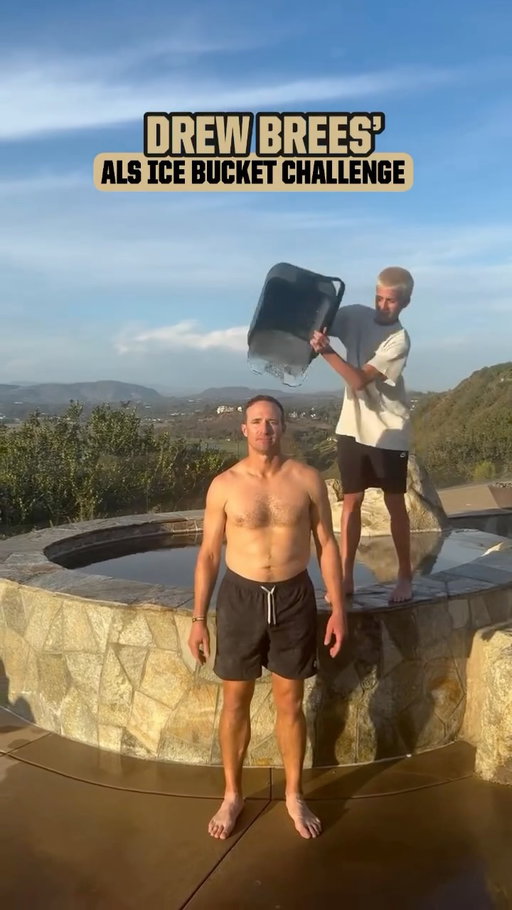 Brees accepts @stevegleasonofficial’s challenge in honor of @chrisjohnsontwo8 🤝

(🎥: @drewbrees)
