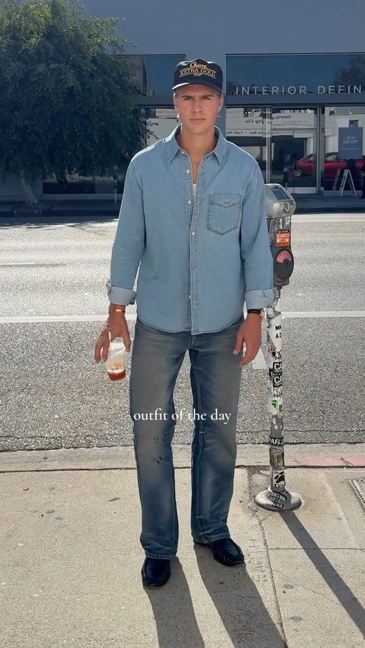 outfit of the day 

mens style - mens fashion - summer fashion - western inspired outfit - denim shirt inspo - outfit inspo - summer fashion for men 

#mensfashion #mensstyle #outfitoftheday
