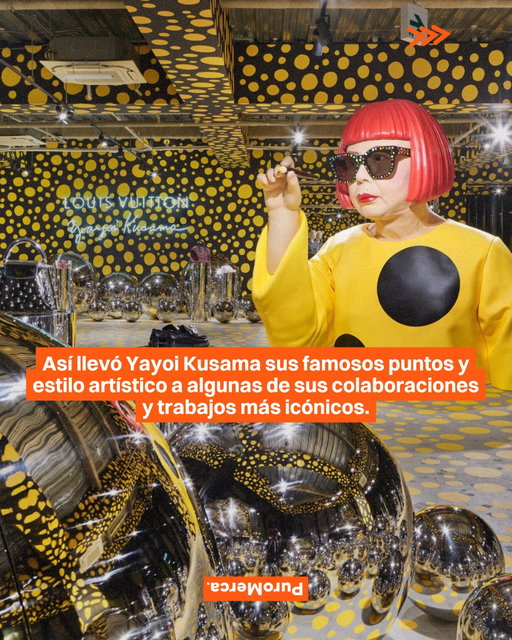 ¿Cuál de las obras o colaboraciones de Yayoi Kusama recuerdas más? 🎨🫟

Hoy recordamos a Yayoi Kusama a través de algunas de las obras y colaboraciones que hicieron de sus lunares uno de los códigos visuales más reconocibles del arte contemporáneo. 🔴

La artista japonesa falleció a los 97 años en Tokio. Su trabajo pasó por la pintura, escultura, performance, literatura, moda y diseño durante décadas. 🕊️🇯🇵

Entre sus piezas más conocidas están las Infinity Mirror Rooms, instalaciones cubiertas de espejos que multiplican luces y reflejos hasta crear la sensación de estar dentro de un espacio infinito. ✨🪞

Pero sus lunares también salieron de los museos. Con el tiempo, ese patrón se volvió una firma visual que llevó su universo artístico a la moda, la belleza y distintos productos. 👗

Una de sus collabs más recordadas fue con Louis Vuitton en 2012, cuando sus lunares llegaron a bolsos, ropa, zapatos y accesorios. La dupla regresó una década después con otra colección. 👜

Yyyy ese lanzamiento de 2023 también convirtió varias tiendas de Louis Vuitton en parte de su universo, con fachadas intervenidas, esculturas gigantes y hasta una versión animatrónica de Kusama pintando lunares. 🏙️

Su trabajo también llegó a marcas como Lancôme, Uniqlo, X-girl y XLARGE, demostrando cómo una identidad visual puede viajar entre diferentes industrias sin dejar de ser reconocible. 💄👕

📸: Galería David Zwirner // Louis Vuitton

#PuroMerca 🧡