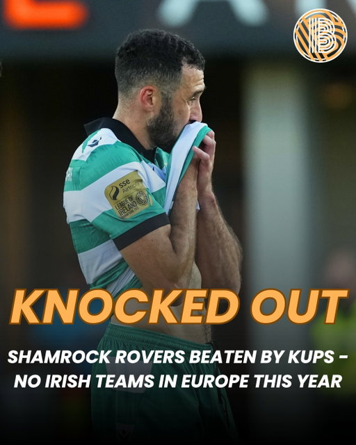Disaster for Shamrock Rovers, who miss out on European league phase football for the first time in three years after defeat to KuPS in Finland

A late equaliser for KuPS in Tallaght last week had the tie on a knife-edge, and ultimately it was Graham Burke's own goal 15 minutes from time that decided the tie 2-1 on aggregate

It means there will be no Irish teams in the league phase of the Conference League, a real blow after such promise in the early rounds

#football #irishfootball