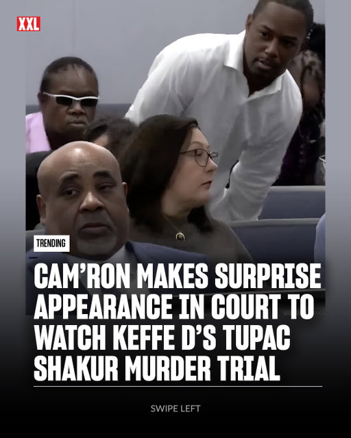 Cam'ron makes a surprise appearance in court to watch Keffe D’s Tupac Shakur murder trial.

On Wednesday (Aug. 26), the Harlem rapper was spotted sitting in the gallery for the highly publicized case, which is taking place in Las Vegas, Cam's current residence. Fans have had different reactions to Killa randomly showing up in court. 

"He just give me nosey as sh*t," one X user reacted. 

"Cam is a full fledged journalist at this point," another person wrote. 

"Ayo lmfoaooooooooooo this ni**a Cam the rap Larry David," someone else added. 

🎥: Law&Crime Trials/YouTube