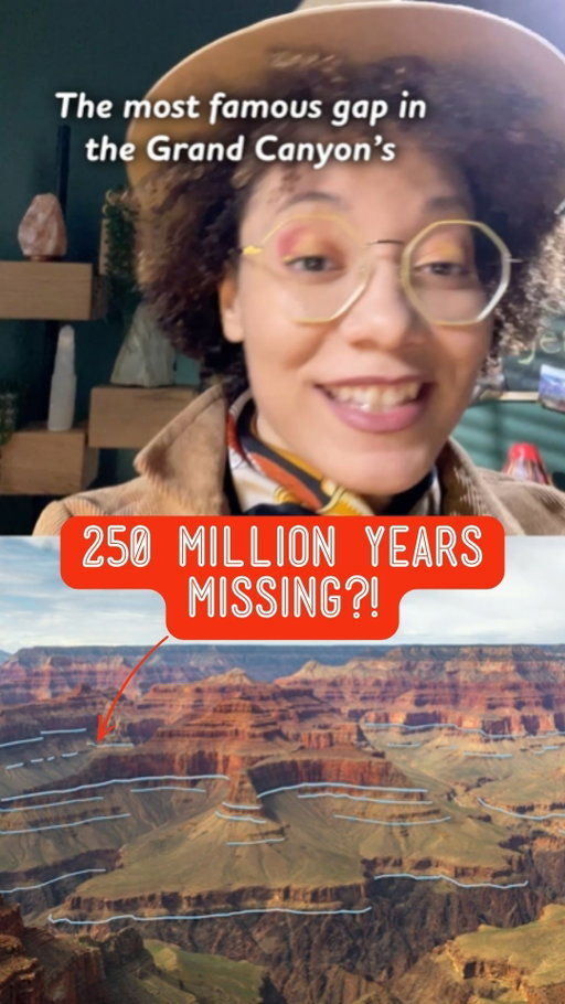 There are layers missing in the Grand Canyon. The Great Unconformity is one of these places where 250 million years of the geological record is just... not there. So... what happened?! We investigate the mystery in Crash Course Geology.🕵️ Head to the link in our bio to learn more! ⁠
⁠
⁠
⁠
⁠
⁠
#grandcanyon #geology #naturalhistory