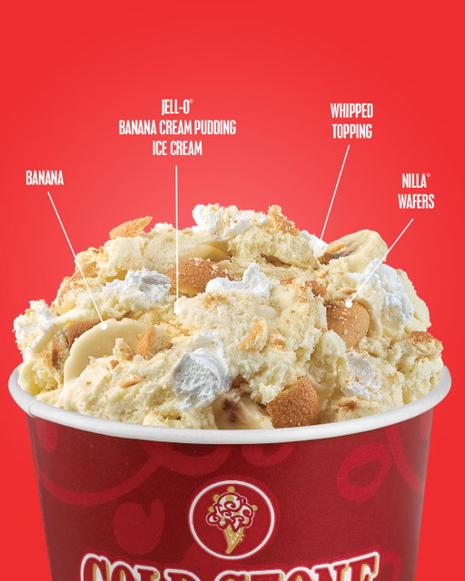 Guess who's back… 🍦🍌 Going Bananas for JELL-O® Pudding: the treat everyone went B-A-N-A-N-A-S over!

JELL-O® is a registered trademark of Kraft Foods and is used with permission.