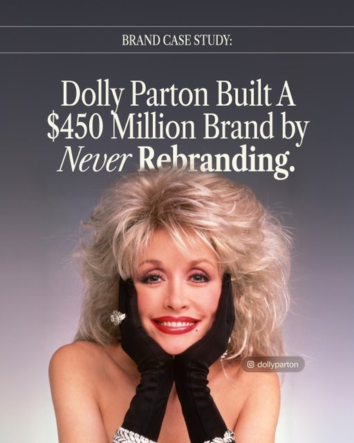 What you can learn from @dollyparton personal brand.

To read the full case study follow & comment DOLLY and I’ll send it to you directly.