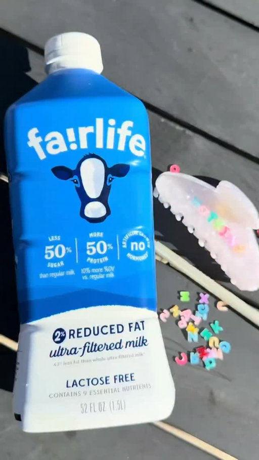 Bedazzling is so fun so why not do it while hitting my protein goals with fairlife ultra-filtered milk! I love that fairlife has 50% more protein and 50% less sugar than regular milk. What should I bedazzle next? I’m thinking lipgloss? 
 
@hallehawkins