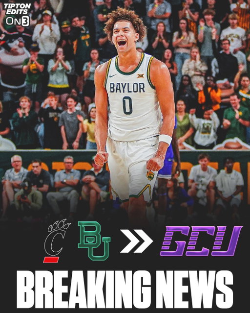 NEWS: Baylor transfer guard Dan Skillings Jr. has committed to Grand Canyon, he told @On3. 

The 6-6 senior averaged 9.4 points and 5.7 rebounds per game this season. He was recently granted a fifth year of eligibility in a court ruling. 

Follow @tiptonedits for more transfer portal news 📲