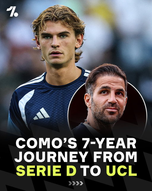 Como's very first Champions League fixtures have been confirmed 🤯🇮🇹

Since the 2018/19 season, Como 1907 have gone from Serie D, Italy’s fourth tier, to the Champions League 📈🏆

Following their takeover by Djarum Group, the club has attracted global attention with investment and big football names like Cesc Fàbregas and Thierry Henry involved in the project ✨

What an incredible job Como have done, and they don’t look like slowing down anytime soon 😮‍💨🔥