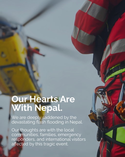 Our hearts go out to the people of Nepal following the devastating flash flooding across the region.

Early scientific evidence indicates that a massive high-altitude collapse displaced enough rock and ice to generate seismic waves equivalent to a 5.2 magnitude earthquake. As temperatures rise across the Himalayas, glaciers are destabilizing at an unprecedented rate, bringing immediate risk to communities in these areas.

We stand with those affected. Today, we are contributing $50,000 CAD to @globalmedicdmgf to support their critical relief efforts - using drones to assess the damage, supplying shelters with food and clean drinking water, and providing Family Emergency Kits and hygiene kits to those impacted. We will continue to work with our partners on the ground as they navigate this rapidly evolving situation.

The climate crisis is happening now, and frontline communities bear the heaviest burden. Swipe through to learn more about the event and discover 3 ways you can support relief efforts and climate resilience today. 🕊️