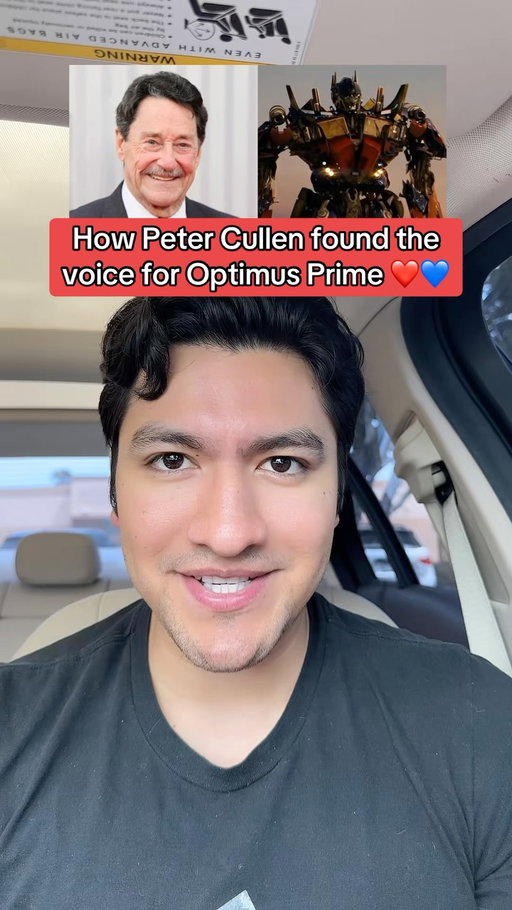 How Peter Cullen found the voice for Optimus Prime ❤️💙 This clip is from banana_bro17 on TT!! 

#petercullen #transformers #blurayangel #optimusprime #autobots