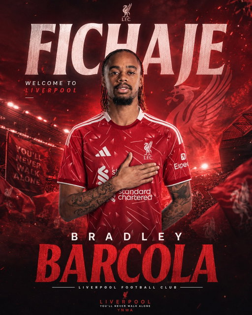 🚨🔥 ¡100 MILLONES DE LIBRAS ESTERLINAS POR BARCOLA! 🔥🚨

📌 @@fabriziorom  informa que el #Liverpool cerró el fichaje de Bradley Barcola 

🤔 ¿Les parece un precio justo?