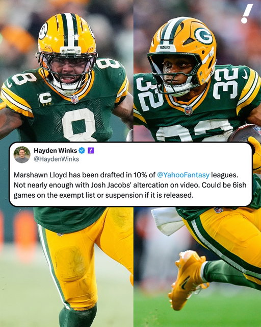 Fantasy advice from Hayden Winks following the Josh Jacobs news.